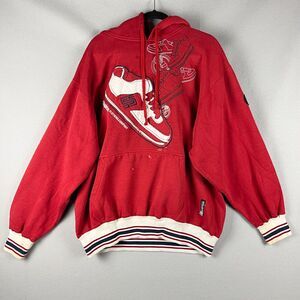 The Source Clothing Company Hoodie Men XL Hip Hop Streetwear Thrashed Distressed